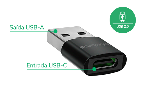 Transforme a sada USB tipo C dos seus dispositivos em USB tipo A