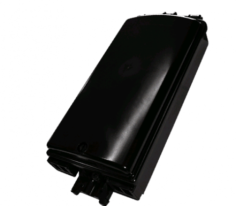 caixa hermetica preta padro  telecom  mod. 0023 - volt