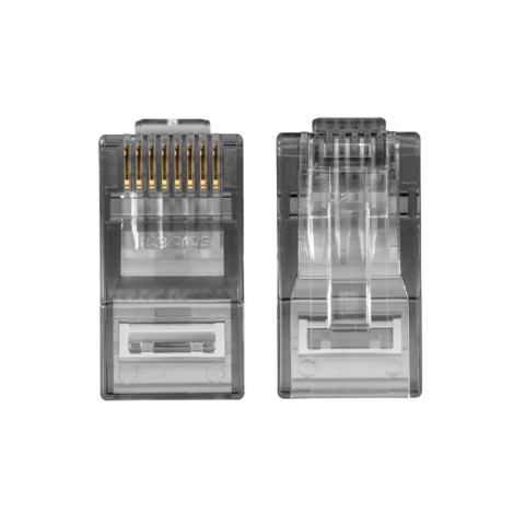 conector conex 3000 rj45 para cabo cat6 com 20 unidades - intelbras