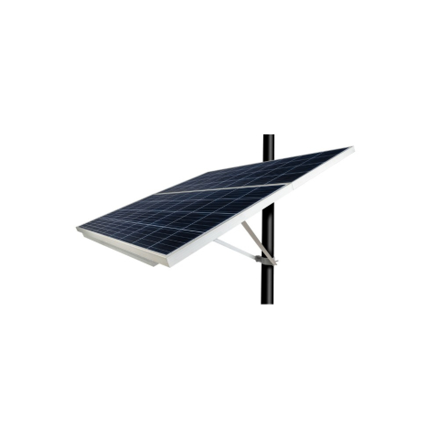 estrutura fotovoltaico para 2 mdulos 160w para poste - intelbras