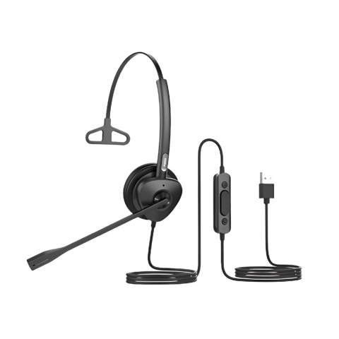 headset usb monoauricular ht301-u com reducao de ruido - fanvil