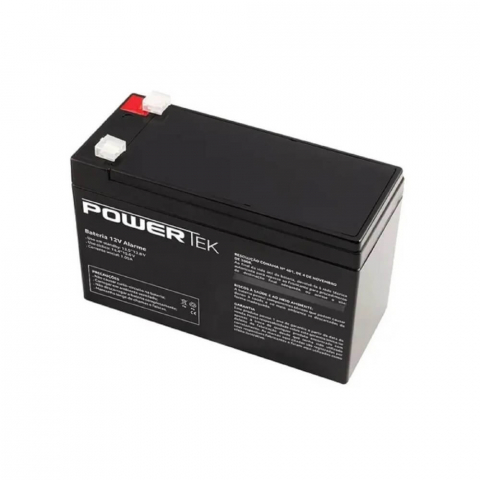 bateria powertek 12v 4ah en011a para alarme - powertek