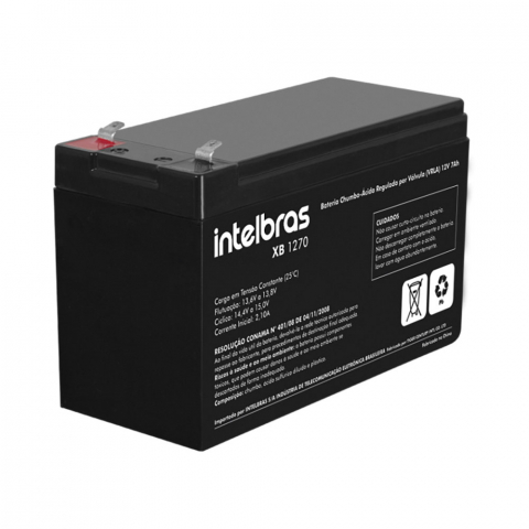 bateria 12v 7ah para nobreak xb 1270 - intelbras