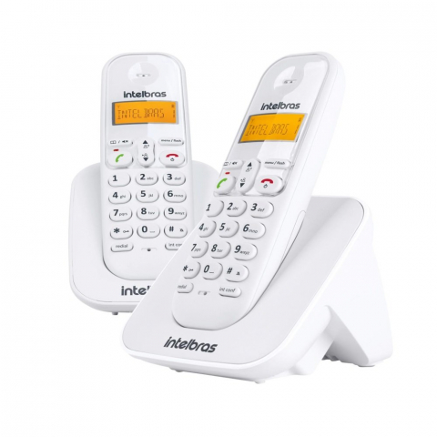 telefone sem fio digital com ramal adicional ts 3112 branco - intelbras