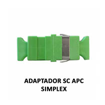 adaptador optico sc apc simplex sm verde (ri) com flange - fibracem