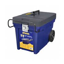 caixa bau para ferramentas com rodas contractor iwst33027-la - irwin