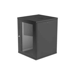 mini rack 8u x 600 mmp lateral mvel porta com visor preto - dematec