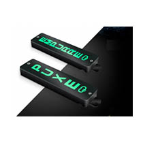 display sinalizador led puxe empurre espelhado - gp control