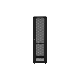 rack de piso 44u x 1070mm rpd 4417 pp porta perfurada desmontvel preto - intelbras