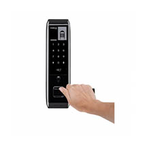 fechadura digital por biometria ou proximidade e senha fr 330 - intelbras
