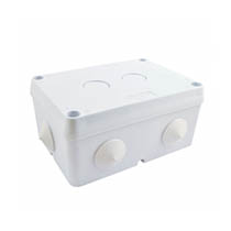 caixa organizadora para cftv 75x150x110mm polipropileno branca - stilus