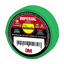 fita isolante imperial cores verde 18mmx10m - 3m