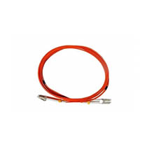 cordao optico duplex mm lc/upc - lc/upc 2mm cdm laranja om1 2m - fibracem