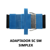 acoplador optico sc simplex sm azul (ri)